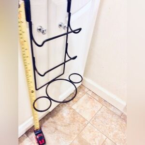 Oil Rubbed Bronze Metal Hot Tool Holder Organizer NWOT